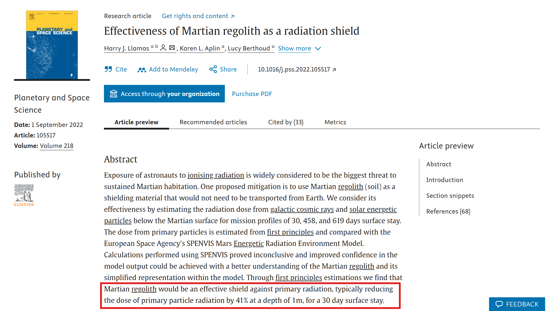 regolith source annotated